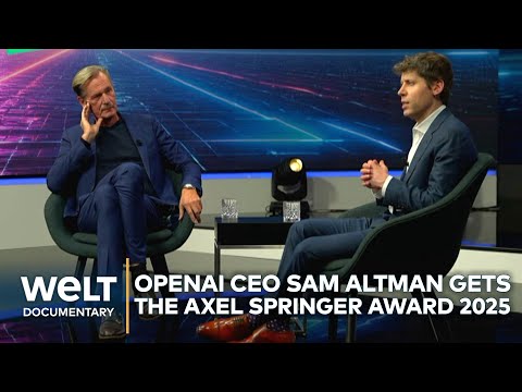 AXEL SPRINGER AWARD: OpenAI CEO Sam Altman honored for his contribution to AI development