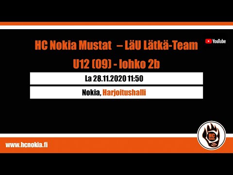 HC Nokia Mustat - LäU Lätkä-Team