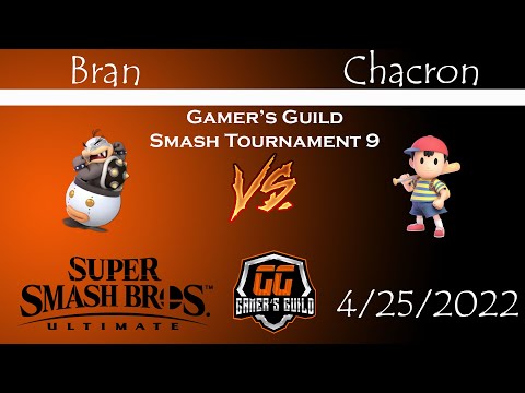 Gamer's Guild Smash Monthly 9 - Bran (Bowser Jr.) vs Chacron (Ness)