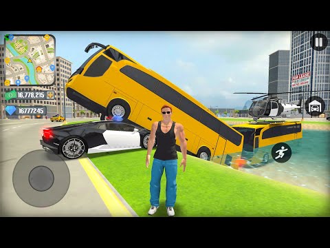 Police Officer Car Coach Bus Motorbike Monster Truck and Helicopter Pilot SIM - Android Gameplay.