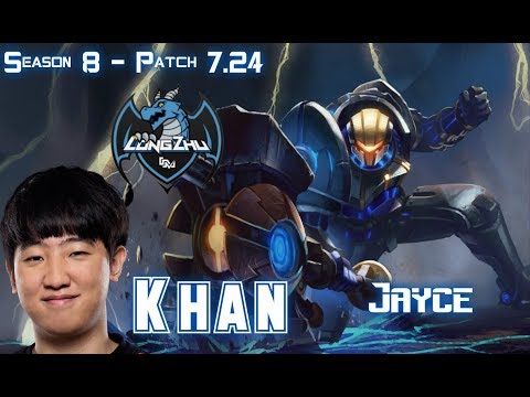 LZ Khan JAYCE vs JAX Top - Patch 7.24 KR Ranked