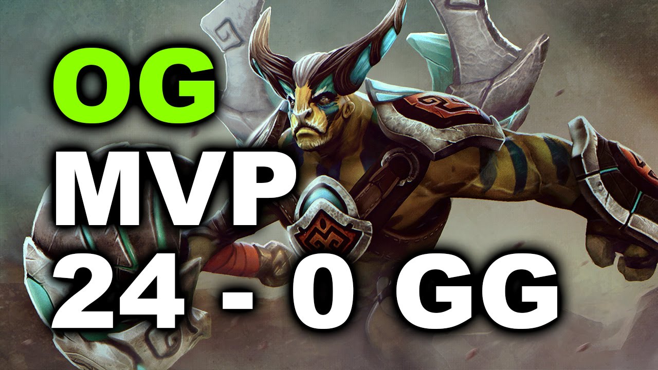 OG MVP - 24-0 GG - Biggest Stomp in The History of Dota 2 - YouTube