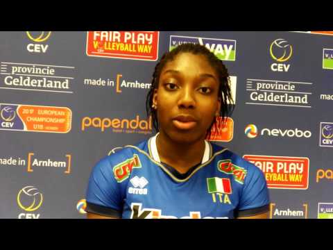 Euro Volley U18W: le parole di Terry Enweonwu  dopo la finale contro la Russia