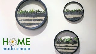 How to Make Living Wall Art | Home Made Simple | Oprah Winfrey Network