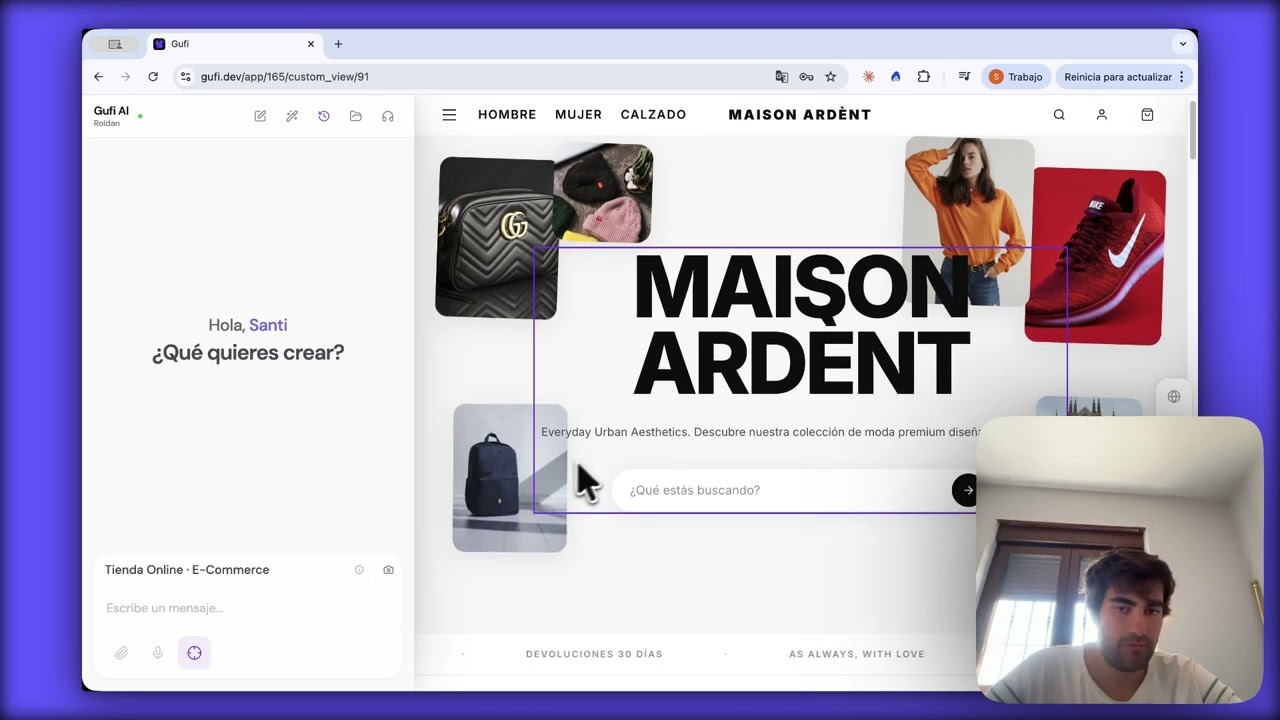 Fashion e-commerce built in minutes
