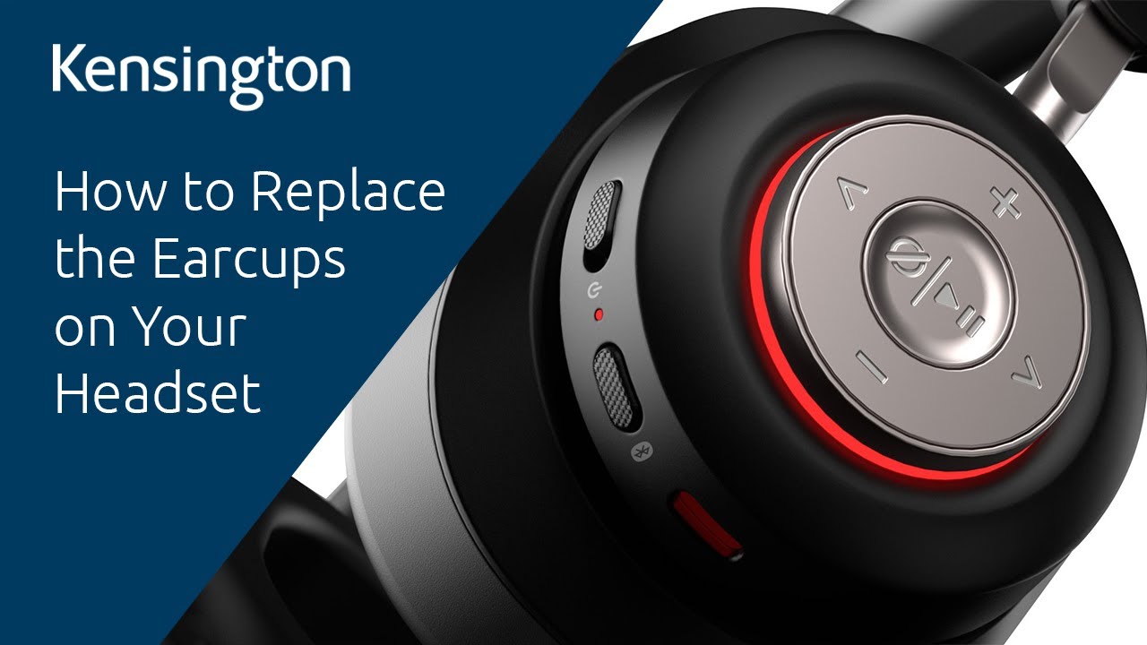 How to replace earcups for the H2000 and H3000 headsets