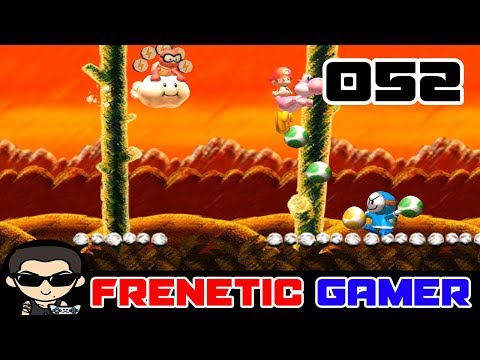 Yoshi's New Island #52 - Gameplay Walkthrough World 6-2 Bandit Valley (100% Complete)