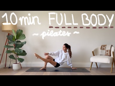 10MIN full body workout - at-home pilates (no equipment) | LIDIAVMERA