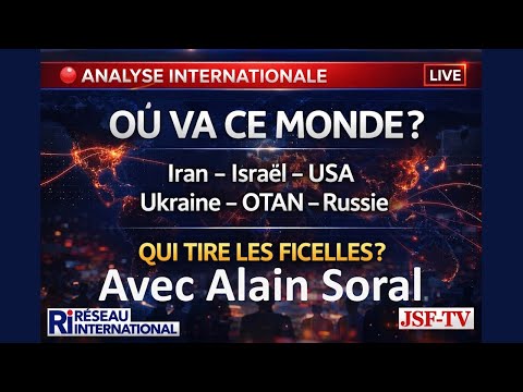 Où va ce monde. Qui tire les ficelles. Avec Alain Soral en direct.