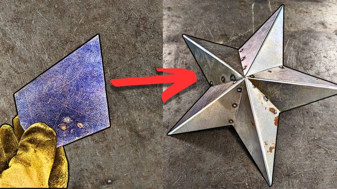 Make This Sheet Metal Barn Star From Only 1 Part