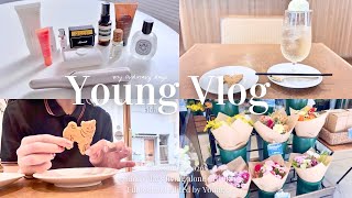 Vlog｜30代ひとり暮らし東京会社員の日常記録🌻休日バッグの中身紹介 whatsinmybag | 銀座 蔵前カフェ | 韓国コスメ 購入品紹介