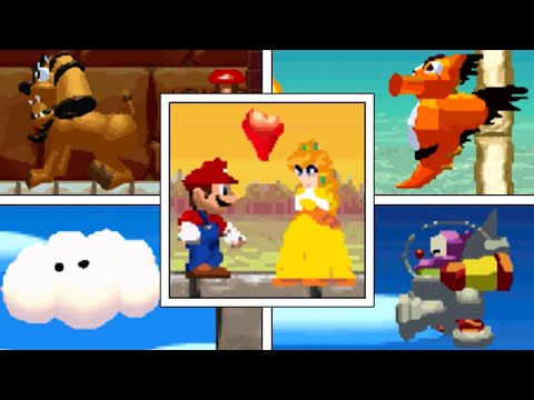 New Super Mario Land (SNES) - All Bosses (No Damage)