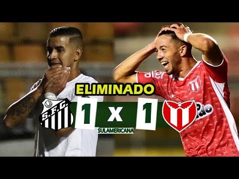 Santos 1 x 1 River Plate-URU - PEIXE ELIMINADO ! M...