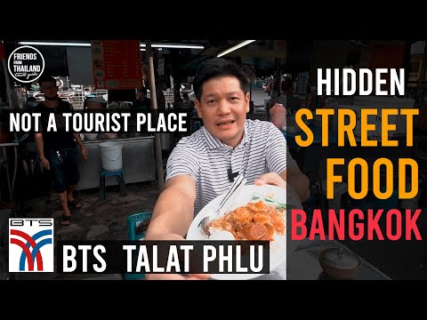 Estação BTS Talat Phlu, o paraíso da comida de rua para os moradores locais. Guia de Bangkok