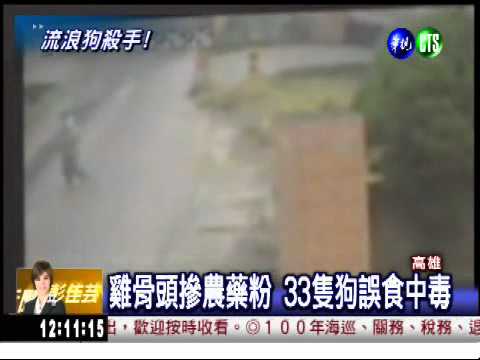 不滿被追咬 老農毒殺33隻狗