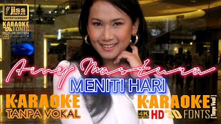 Download lagu MENITI HARI - Amy Mastura - KARAOKE HD [4K] Tanpa Vocal mp3