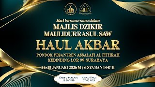 Download lagu 🔴MAJLIS DZIKIR MAULIDURRASUL SAW & DZIKIR FIDA' AL FITHRAH SURABAYA 2026 mp3