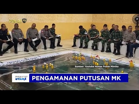 POLRES MIMIKA GELAR TACTICAL FLOOR GAME TFG UNTUK PUTUSAN PEMILUKADA