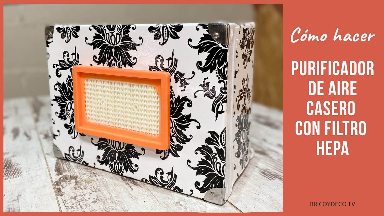 🌀Purificador De Aire Casero Con FILTRO HEPA Lowcost | Rápido Y Fácil