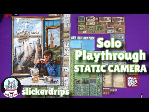 Fields of Arle: Tea and Trade | Solo Playthrough (Static Camera)