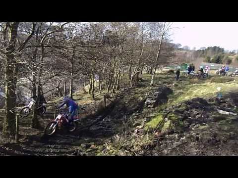 amca vmcc pre 65 twinshock motorcycle trials march 2014 manchester high peak section