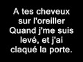 Chromeo - J'ai Claque La Porte lyrics