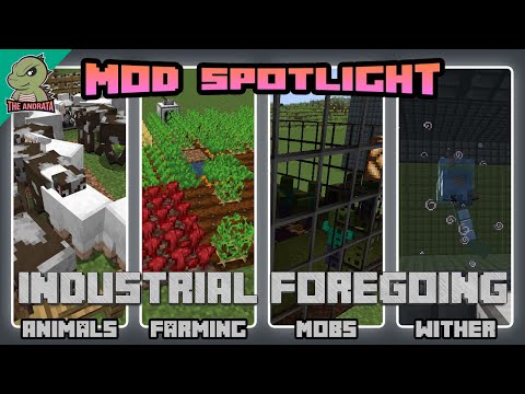 Industrial Foregoing Tutorial - Animals, Plants, Mobs, and Wither | Minecraft 1.16.5