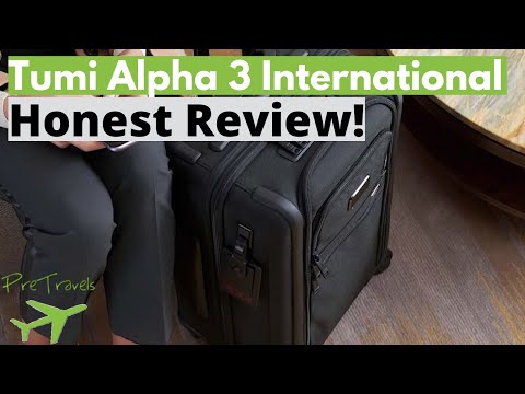 Tumi Alpha 3 International Review! Best Premium Carry-On!