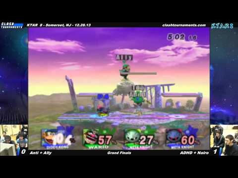 KTAR 8 - ADHD + Nairo vs Anti + Ally - Grand Finals - SSBB