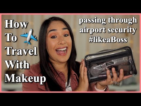 Can You pack makeup in carry-on luggage 