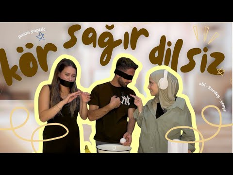 WE MADE A BLIND, DEAF, AND MUTE CAKE!