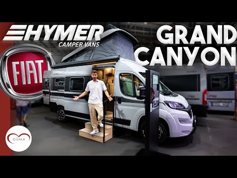 🔊 Hymer Grand Canyon | Fiat Camper Van News 2023 | Caravan Salon Düsseldorf | GÜMA TV