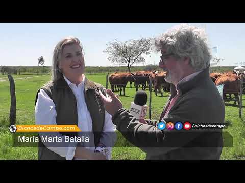 María Marta Batalla, productora ganadera en Bonpland, Corrientes