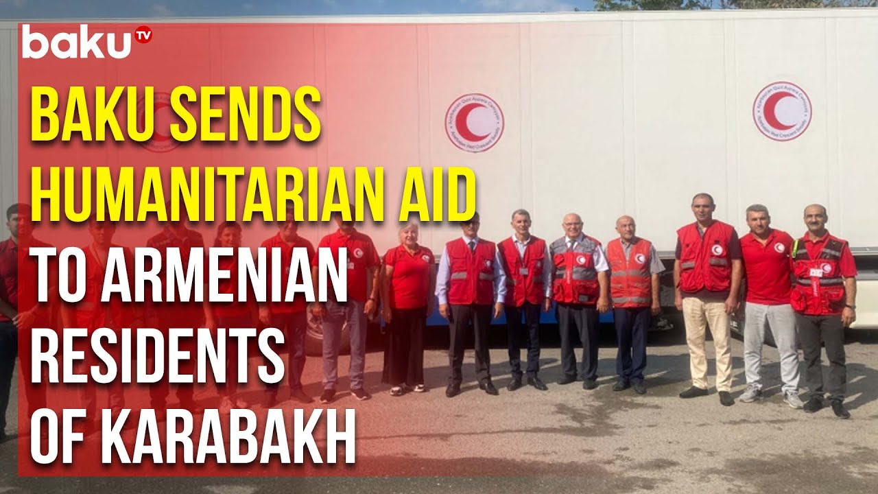 Azerbaijan Red Crescent Society Sends Humanitarian Aid to Khankendi