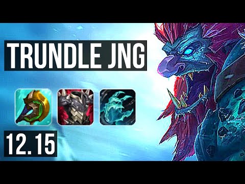 TRUNDLE vs POPPY (JNG) | Rank 2 Trundle, 15/4/23, Godlike | EUW Challenger | 12.15