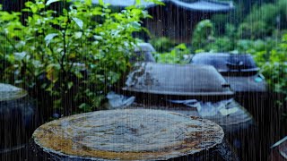 Download lagu It is the sound of rain falling on the hanok Jangdokdae mp3