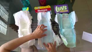 Pampers Swaddlers vs Huggies Snug and Dry vs Luvs