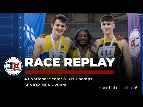 RACE REPLAY | 4J National Senior & U17 Championships - Senior Men’s 200m