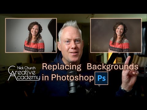 How to Replace Headshot or Portrait Backgrounds in Adobe Photoshop