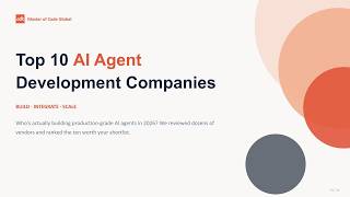 Top10 AI Agent Companies 2026