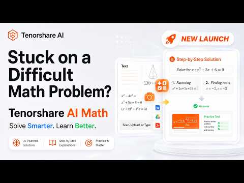 Tenorshare AI Math video preview