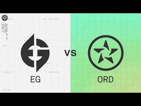 EG vs ORD | 2022 MSI Groups Day 2 | Evil Geniuses vs. ORDER