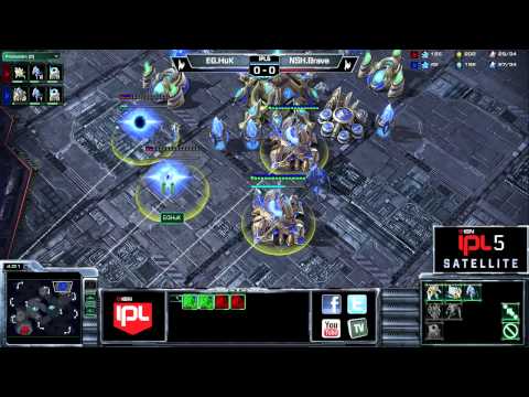 EG.HuK vs NSH.Brave Game 1 - IPL5 Asia Satellite Ro32 - StarCraft 2