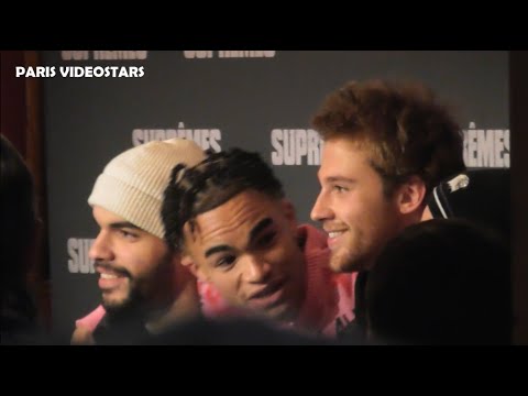 Sami Outalbali (Sex Education) Théo Christine, Sandor Funtek @ Paris novembre 2021 première Suprêmes