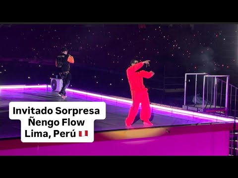 (4K) BAD BUNNY x ÑENGO FLOW - SAFAERA/ QUE MALO || (En Vivo) || Lima, Perú 🇵🇪|| 17 enero, 2026