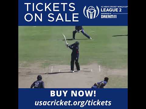 Tickets for USA's Home Internationals in Texas for ICC Cricket World Cup League 2