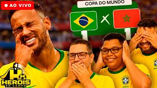 AO VIVO: DEBATE DA ESTREIA DO BRASIL NA COPA DO MUNDO CONTRA O MARROCOS