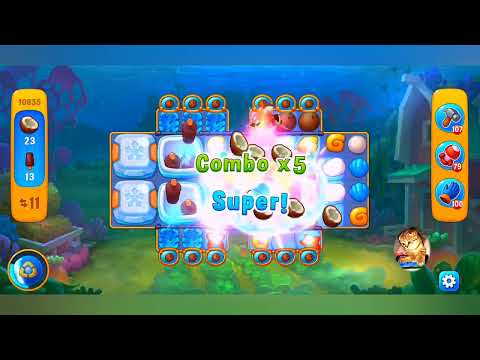 фишдом 2022  #  10835 уровень - прохождение без бустеров # Fishdom,   10835  level - no Boosters.