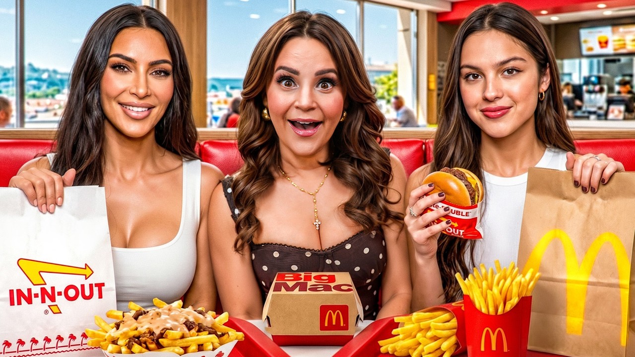 Eating Every Celebrity Fast Food Meal for 24 Hours!