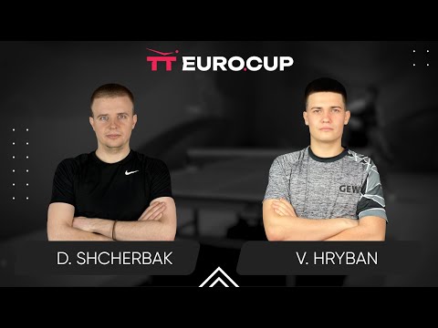19:15 Denys Shcherbak - Vadym Hryban 03.07.2025  TT Euro.Cup Ukraine Elite .TABLE 3